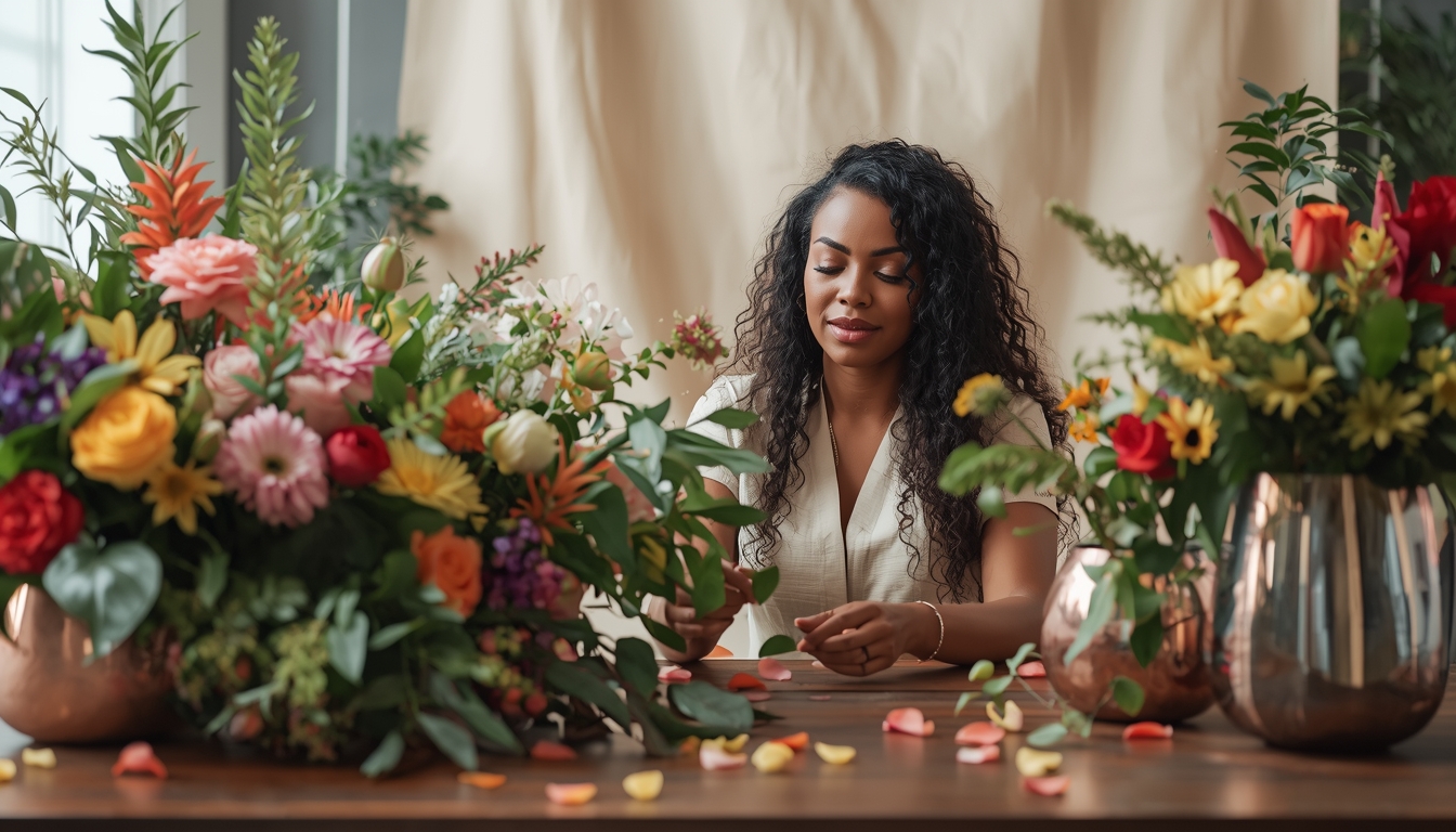 Custom floral design consultation